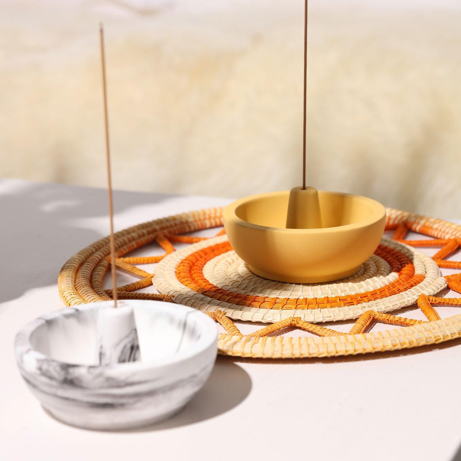 Concrete Round Incense Holder Silicone Mold - product detail 7