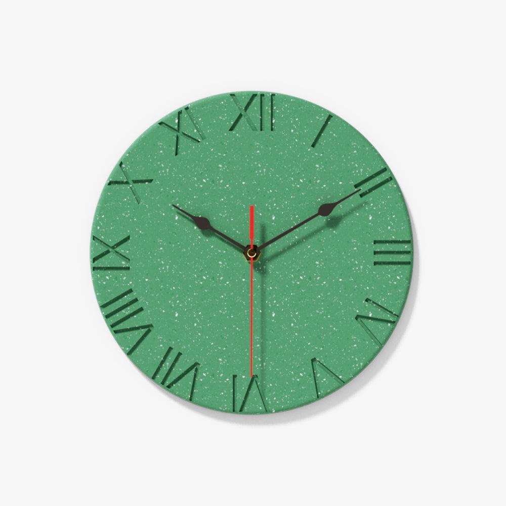 Concrete Roman Numerals Wall Clock Silicone Mold