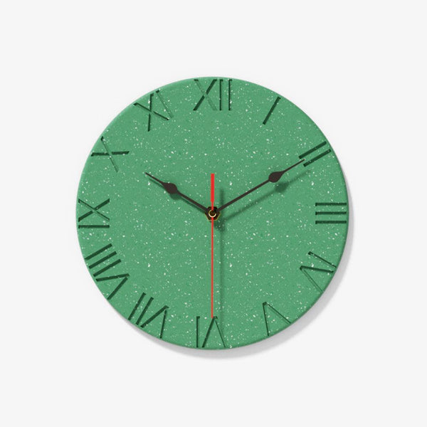 Concrete Roman Numerals Wall Clock Silicone Mold