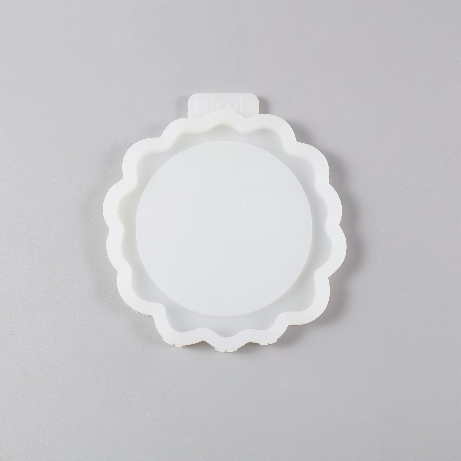 ガラス付きラウンドハンドミラー型