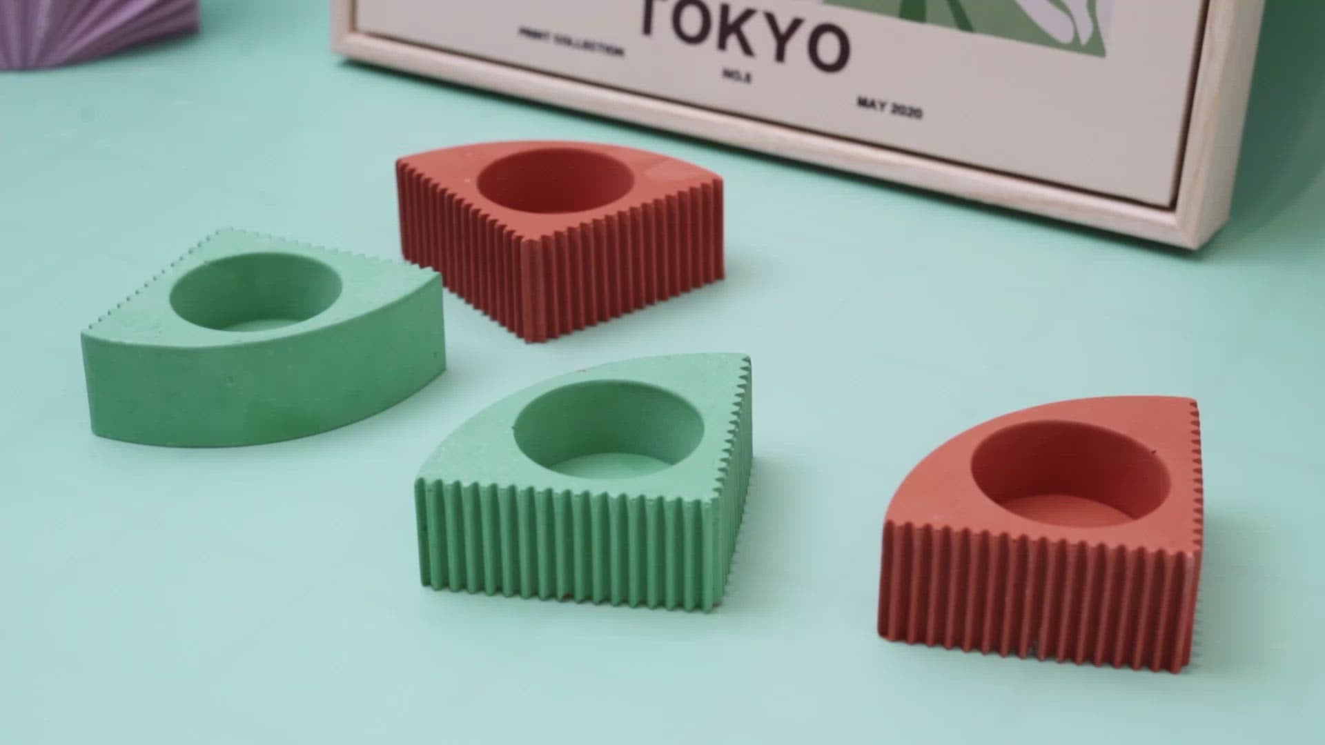 ビデオを読み込み中: ティーライトキャンドルホルダー シリコンモールド