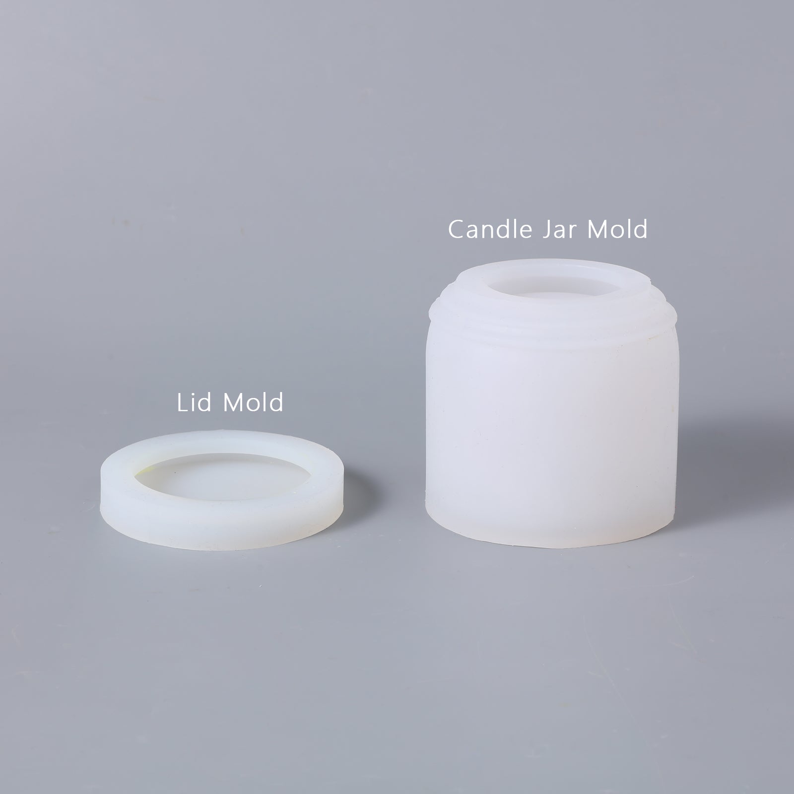 Showcasing silicone molds for both lids and jar bodies, capturing the essence of Boowannicole's craftsmanship.