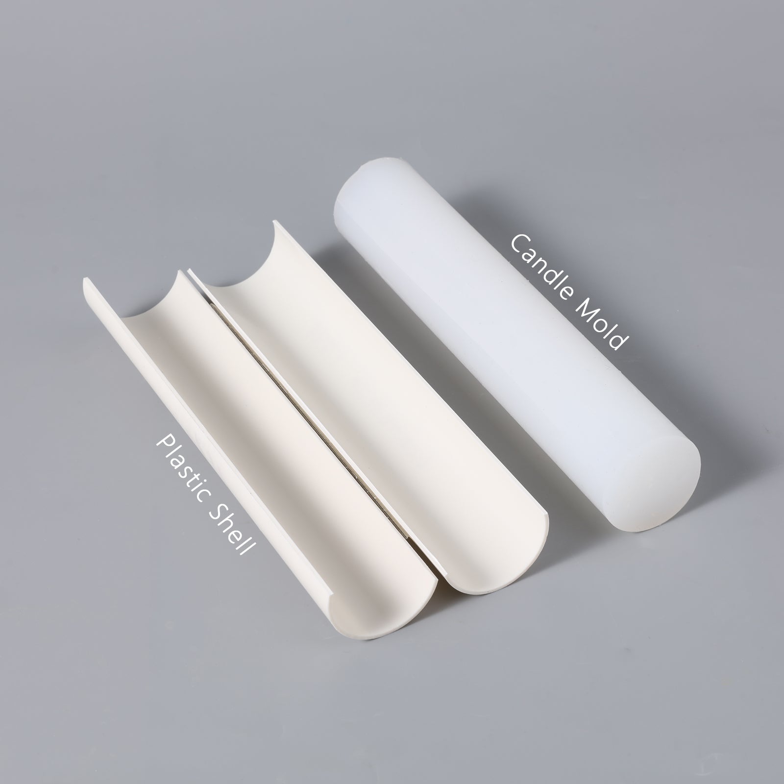 The Boowannicole silicone mold kit consists of silicone molds and an external plastic support shell. 