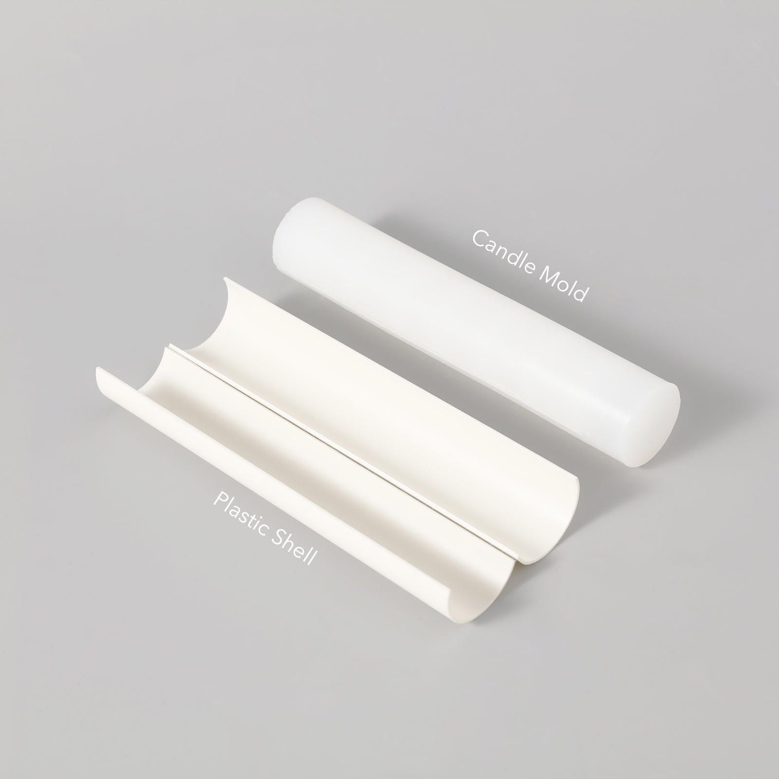 Craft with precision - Boowannicole's Silicone Mold Kit includes a high-quality mold and sturdy plastic support shell, essential for your candle-making journey.