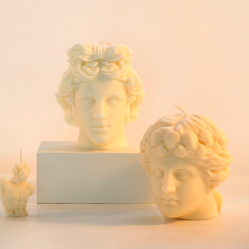 Greek Sculpture Candles