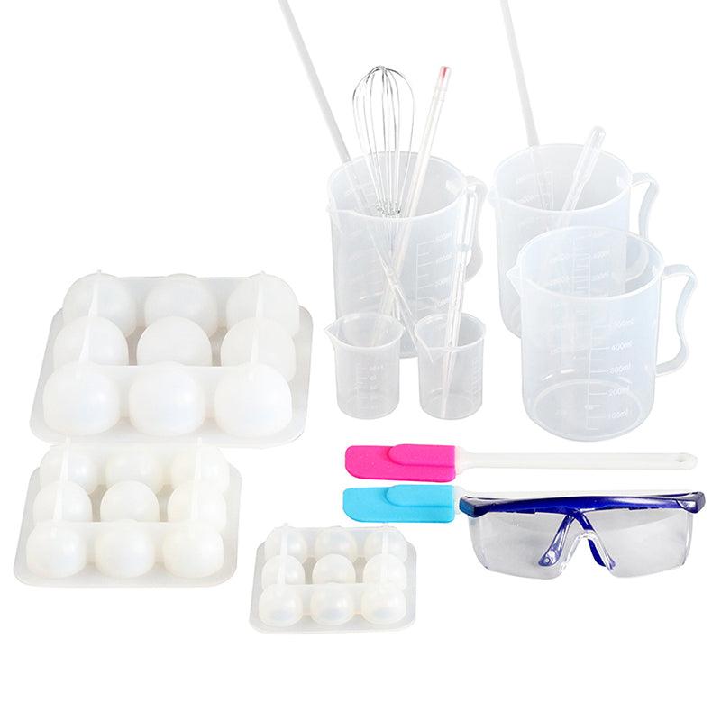 Bath Bomb Soap Making Set Silicone Mold Soap Tools - Boowan Nicole
