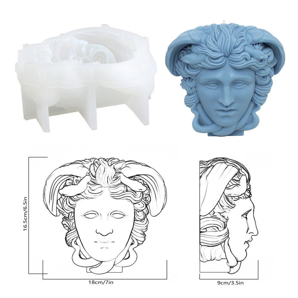 Medusa Candle Silicone Mold
