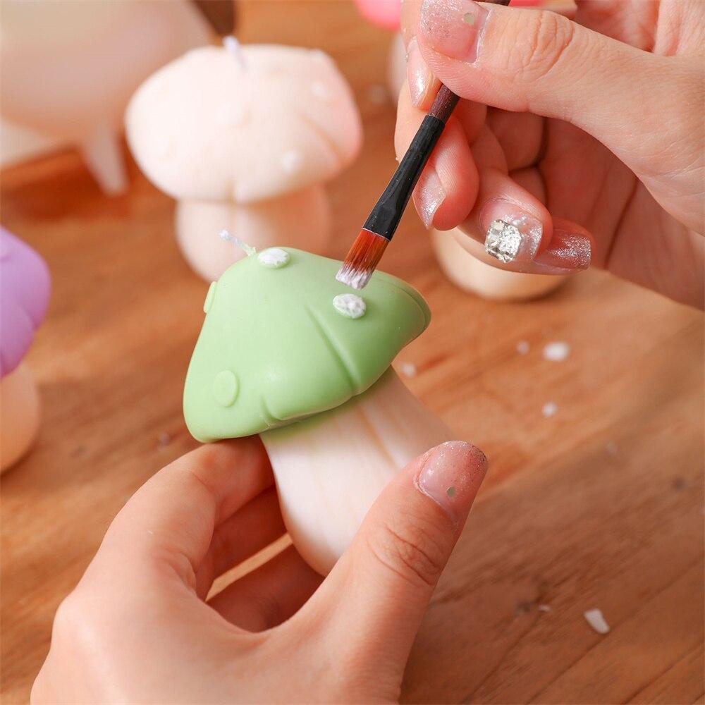 Christmas Mushroom Candle Silicone Mold