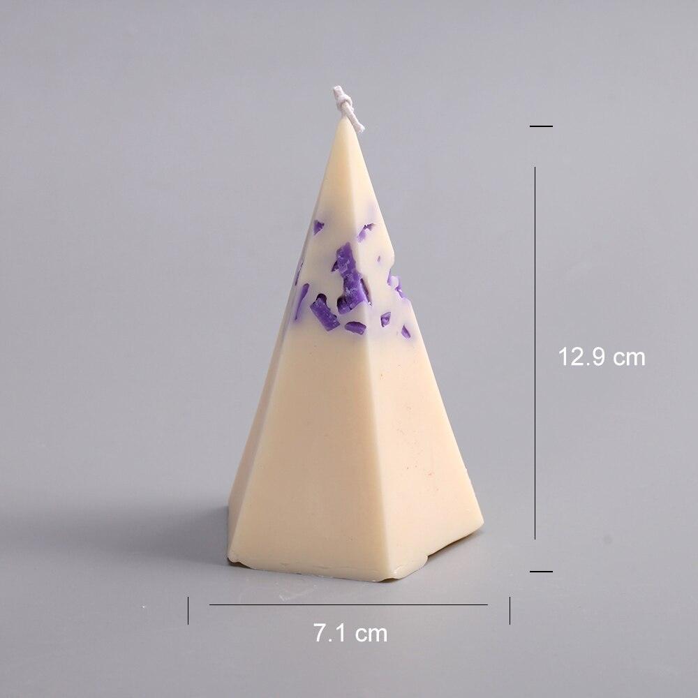Candle Molds Silicone Pyramidal Shape Aromatherapy Candle Moulds - Boowan Nicole