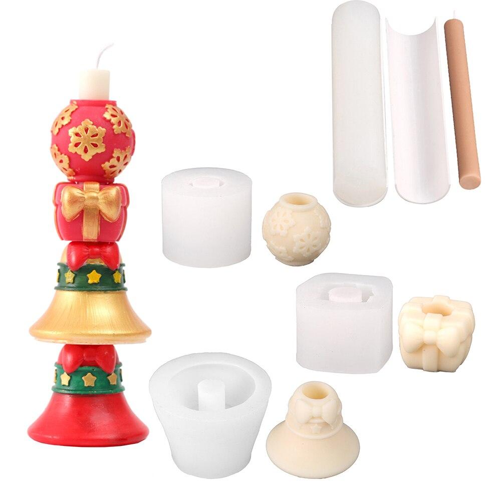 Christmas Themed Building Blocks Stackable Candle Silicone Mold – Boowan  Nicole