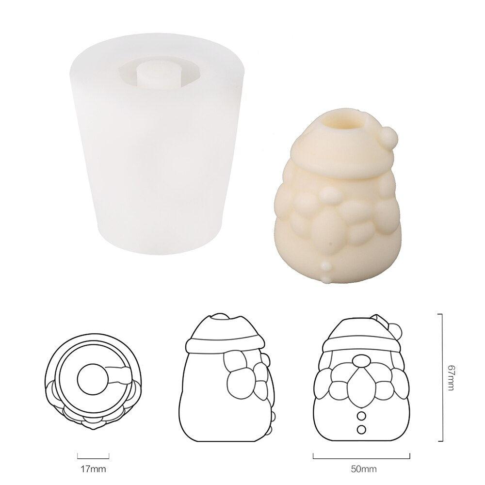 Christmas Themed Building Blocks Candle Silicone Molds - Boowan Nicole