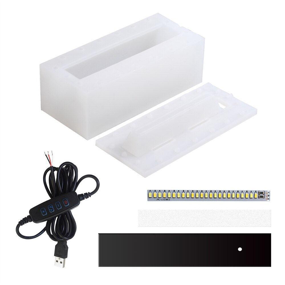 Enhance your creations with quality accessories – Boowannicole presents a combination of silicone molds and accompanying components for concrete table lamps.