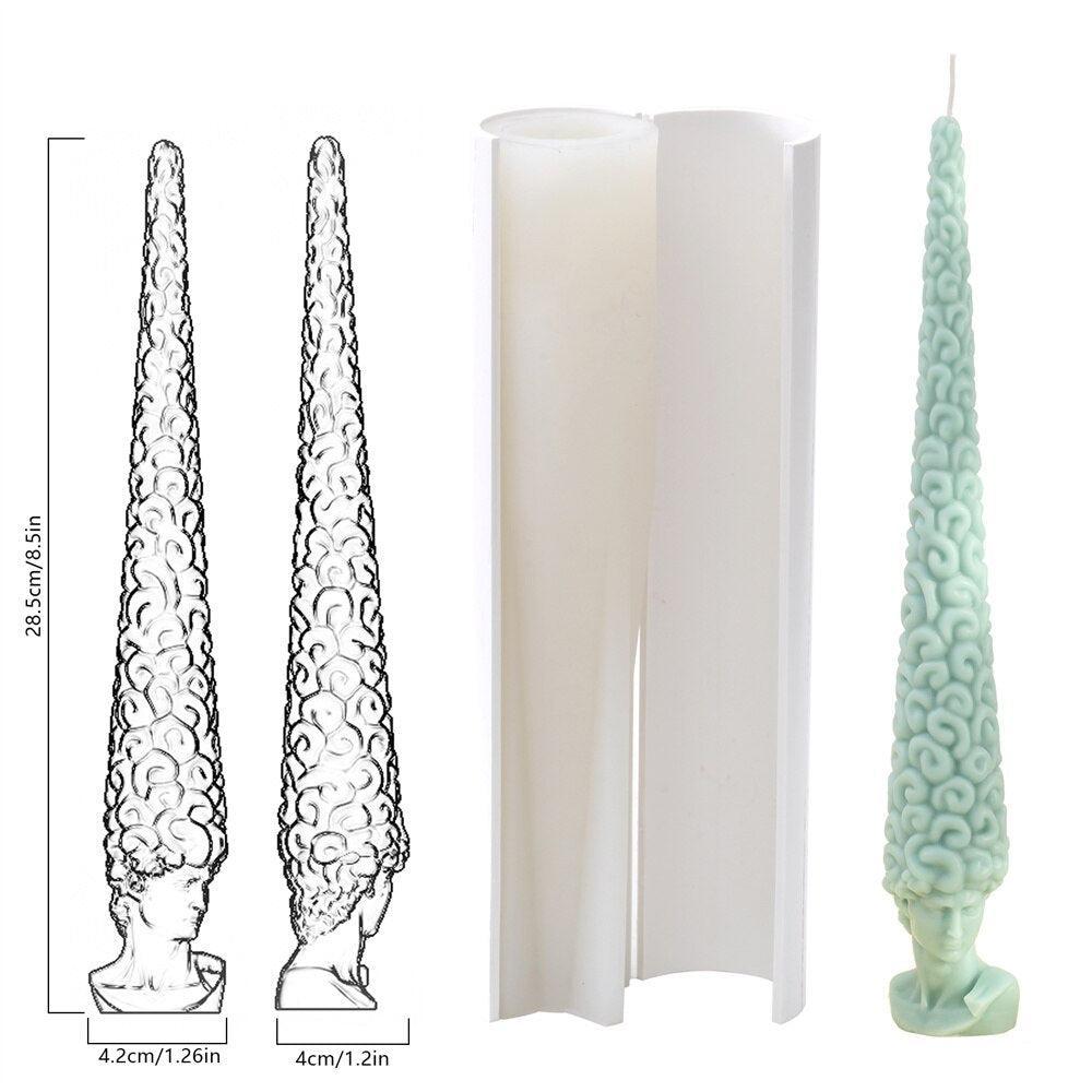 Форма для свечей из силикона "Новая прическа Дэвида"