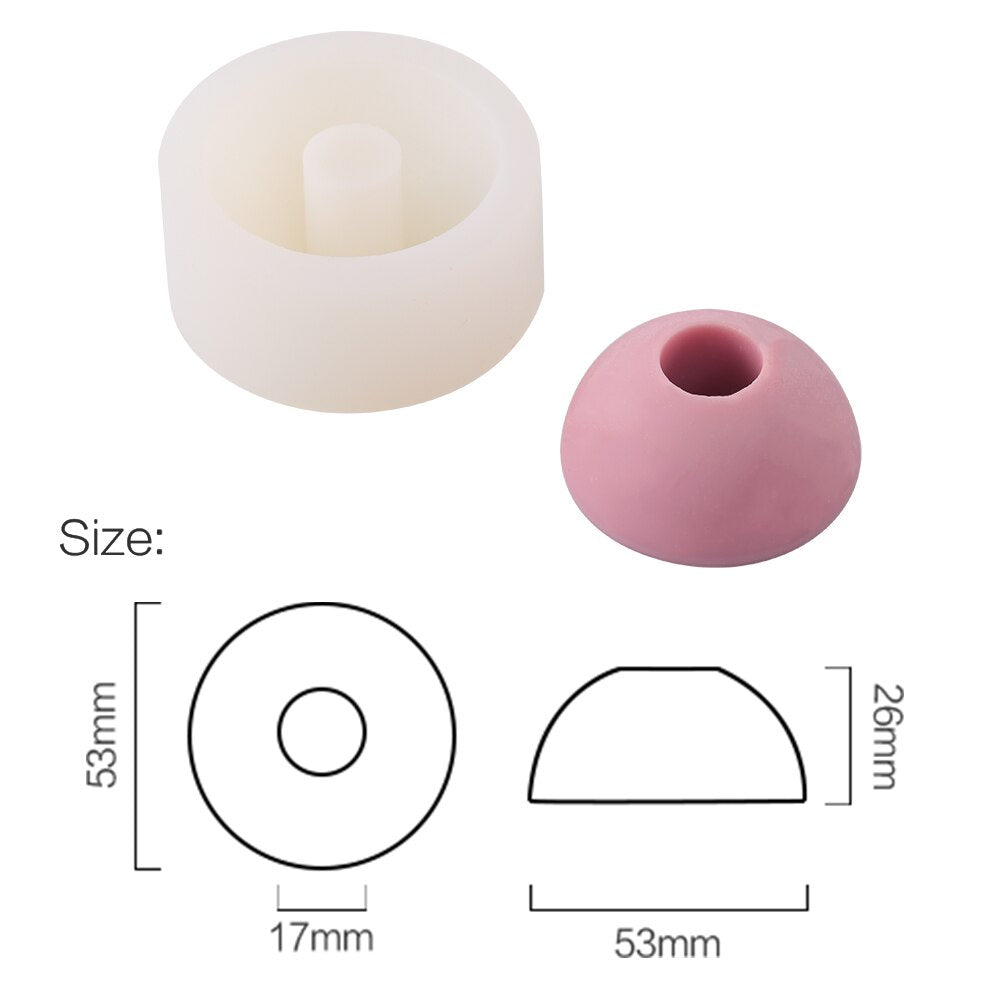 Marshmallow Twist Single Silicone Mold for Resin – MoonNoodleShop