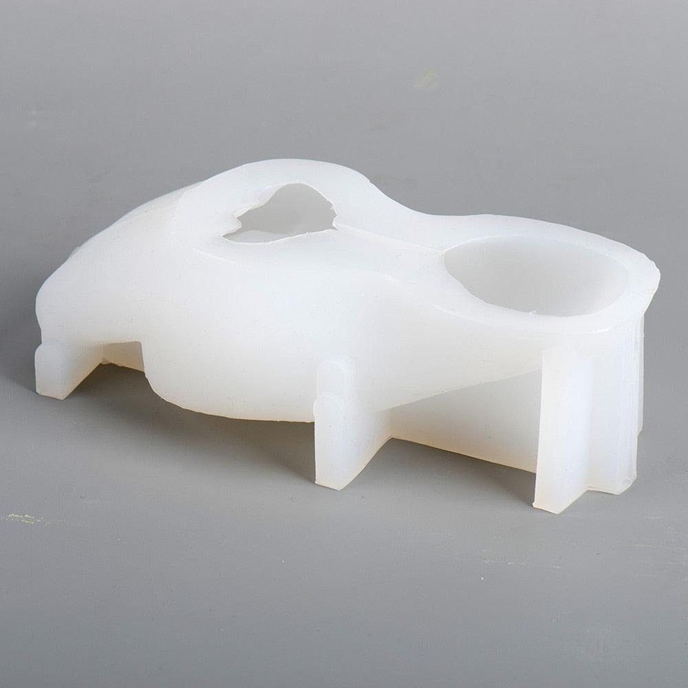 Concrete Hand Shaped Tealight Candle Holder Silicone Mold - Boowan Nicole