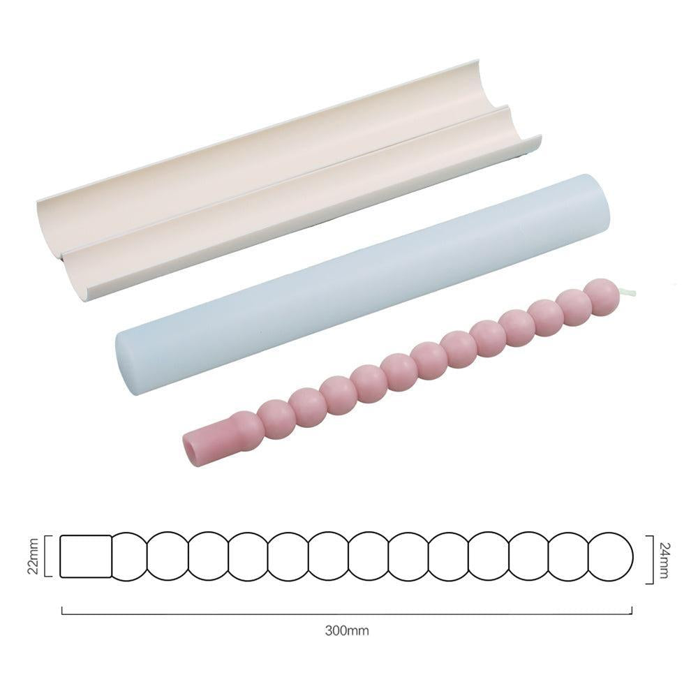 Spiral Long Pole Taper Candle Silicone Mould Collection