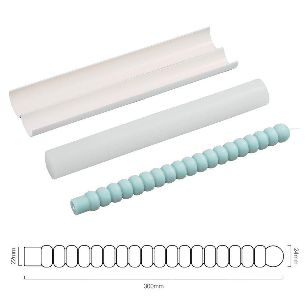 Spiral Long Pole Taper Candle Silicone Mould Collection