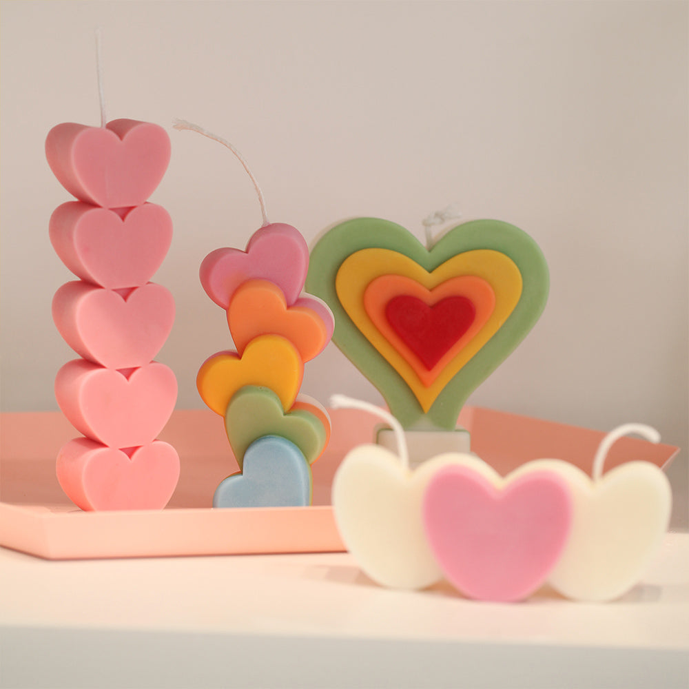 HEART / VALENTINES DAY CANDLE MOLDS
