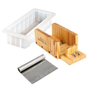 Handmade Soap Making Tools Loaf Silicone Mold with Cutter
