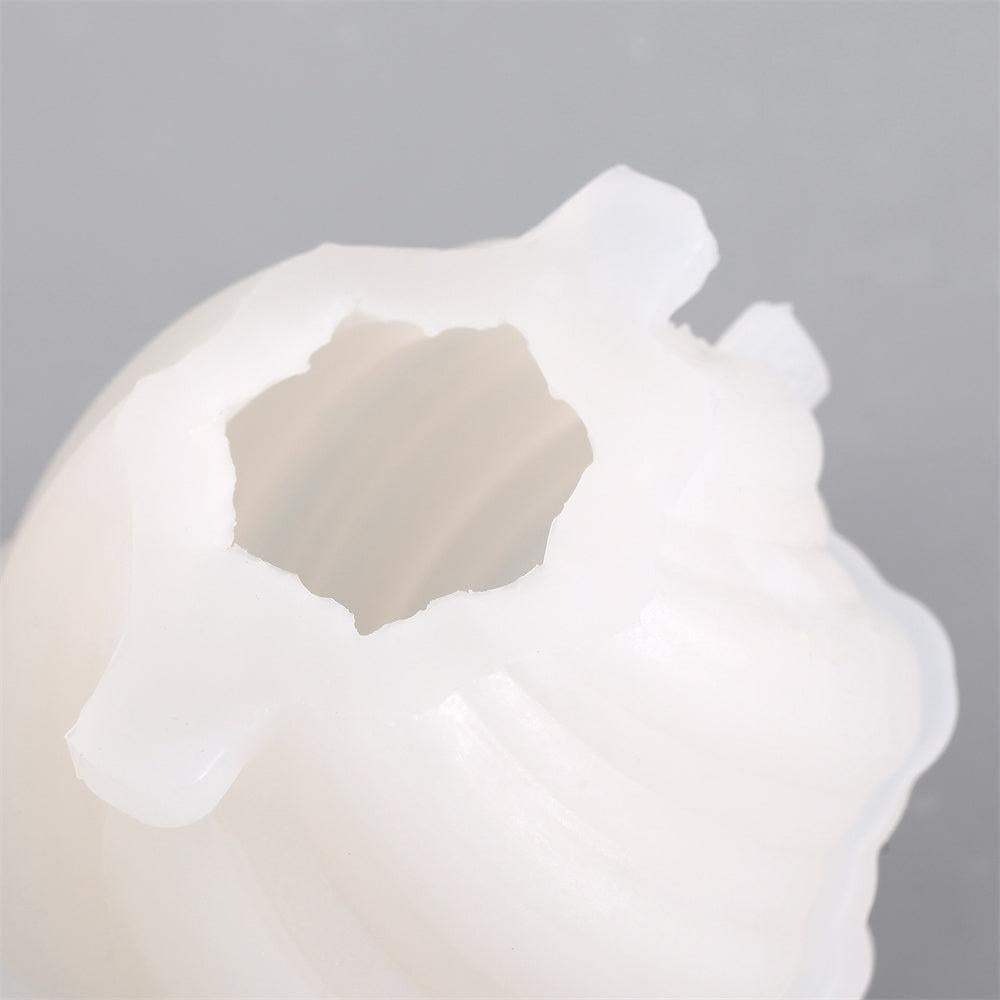 ウェーブツワールキャンドルシリコンモールド