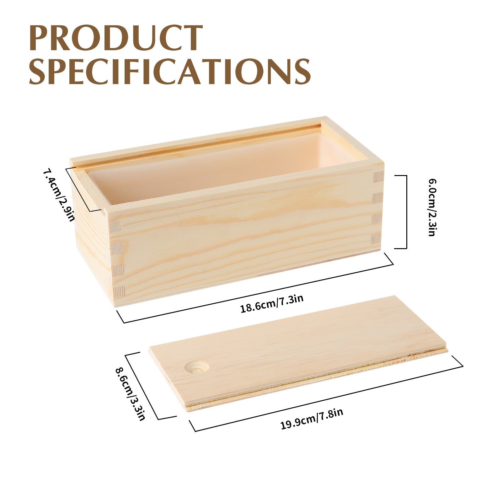 Small Rectangle Loaf Silicone Soap Mold