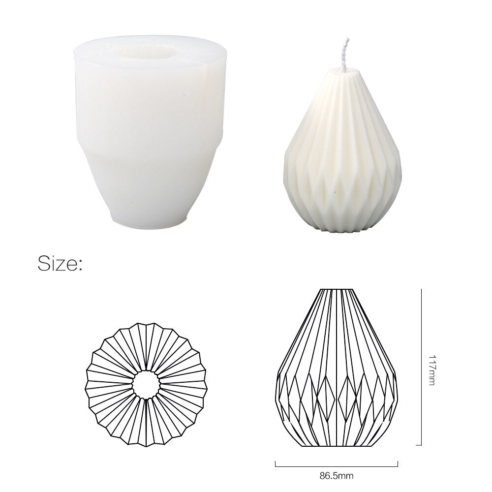 Diamond Ball Candle Silicone Mould
