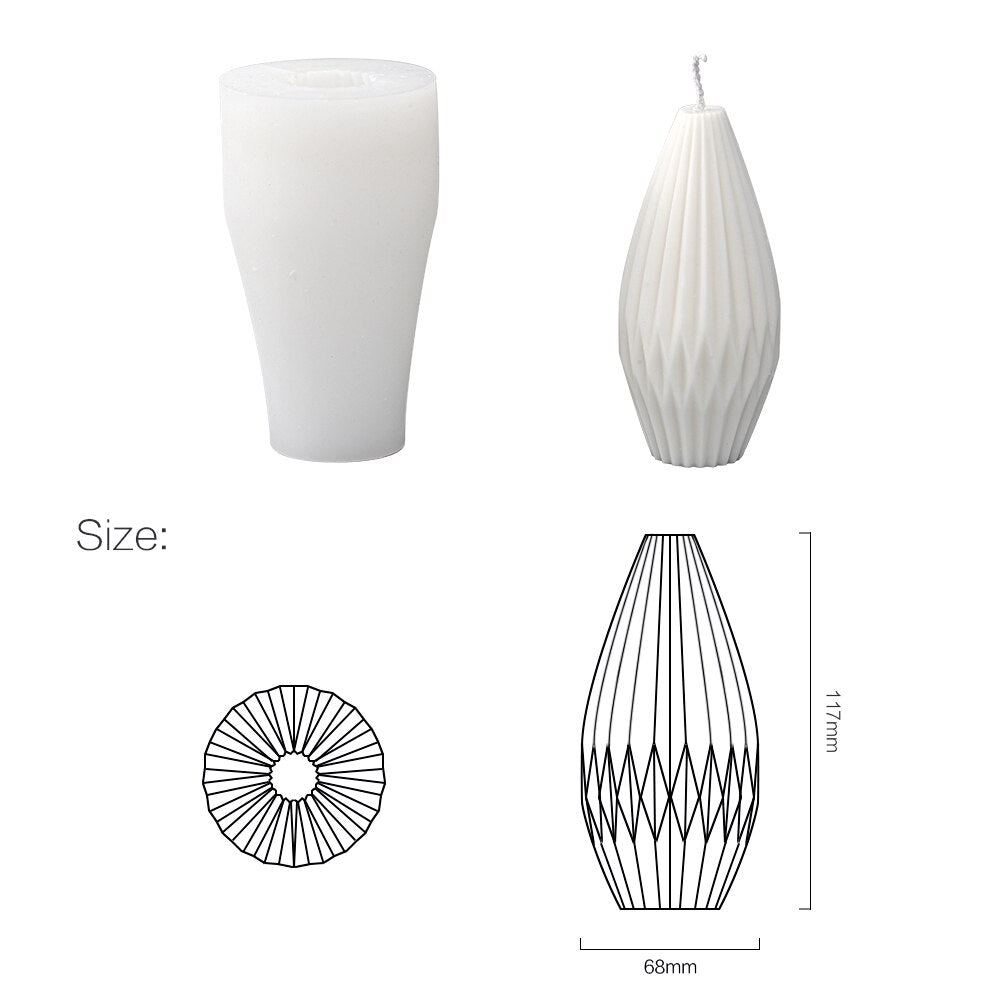 Diamond Ball Candle Silicone Mould