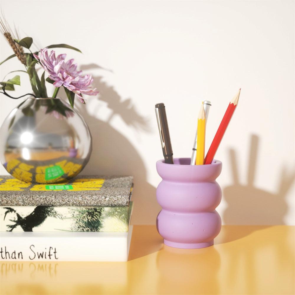 Candle Vessels Silicone Mold Concrete Candle Jar Flower Pot Mould - Boowan Nicole