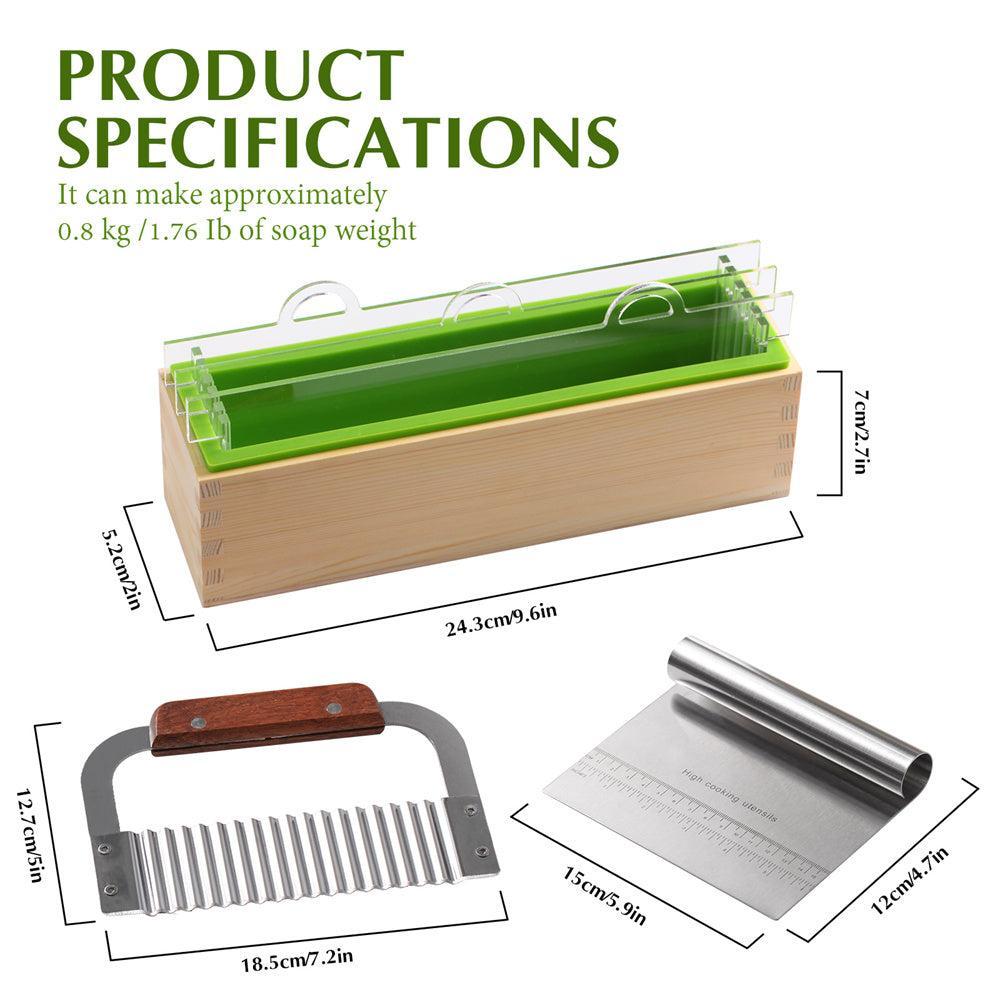 Juego de herramientas básico para hacer jabón en forma de remolino