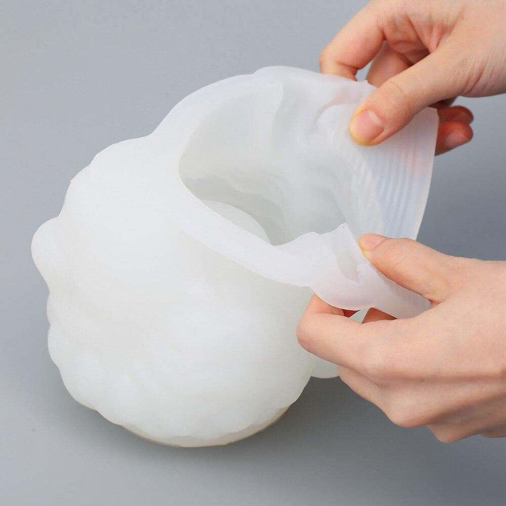 Aphrodite Head Statue Concrete Planter Silicone Mold - Boowan Nicole