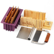 Nicole Handmade Soap Making Supplies Set with 2 Soap Cutters and Dividers