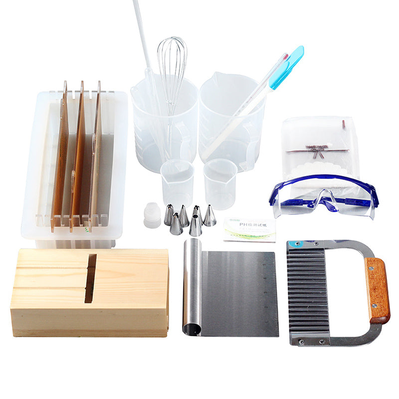 Soap Making Supplies Set Silicone Soap Mold with Separators and Wood  Beveler Router Planer