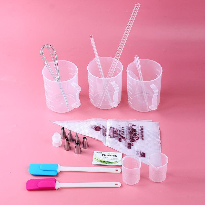 Seifenherstellungszubehör-Set Silikonseifenform mit Trennern und Holzbeveler-Fräshobel