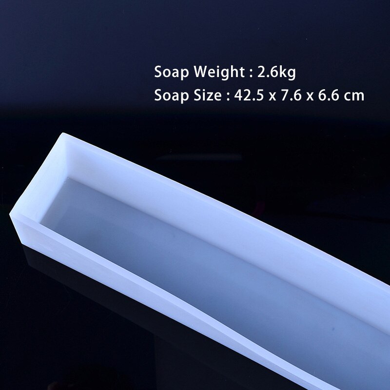Silicone 4-Bar Rectangle Soap Mold