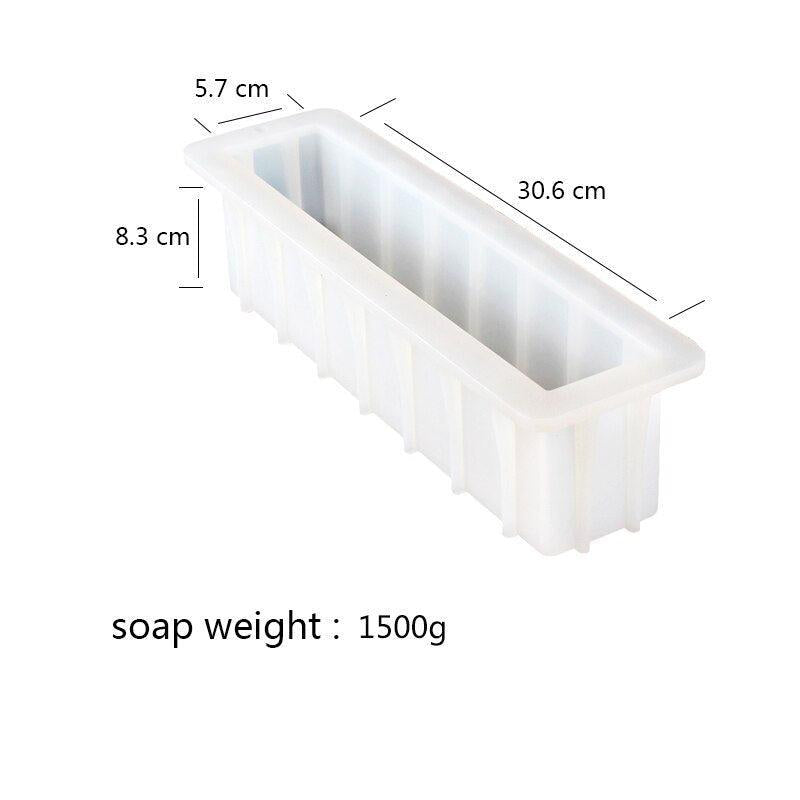 Tall and Skinny 12-inch Loaf Soap Making Mold