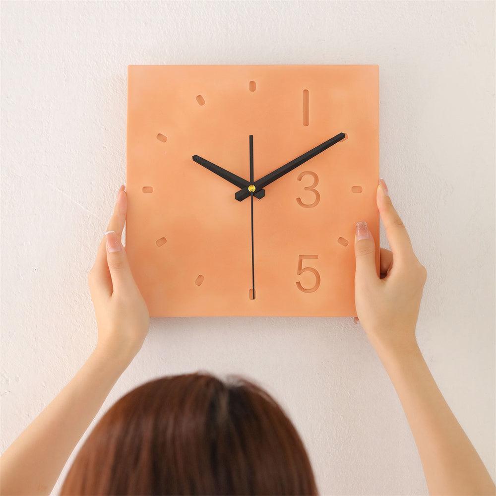 Square Wall Clock Silicone Mold