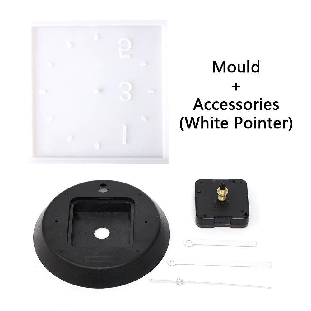 Square Wall Clock Silicone Mold