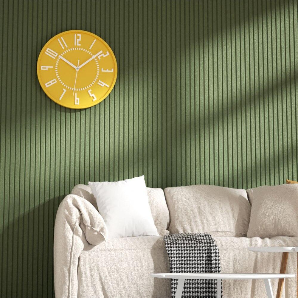 Concrete Modern Numeral Wall Clock Silicone Mold