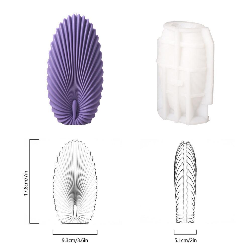 Scallop Shell Candle Silicone Moulds