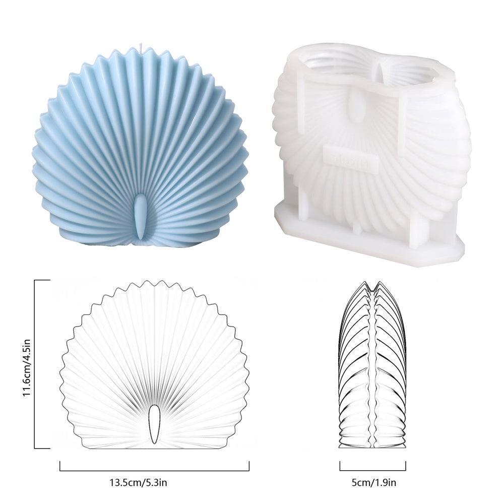 Scallop Shell Candle Silicone Moulds