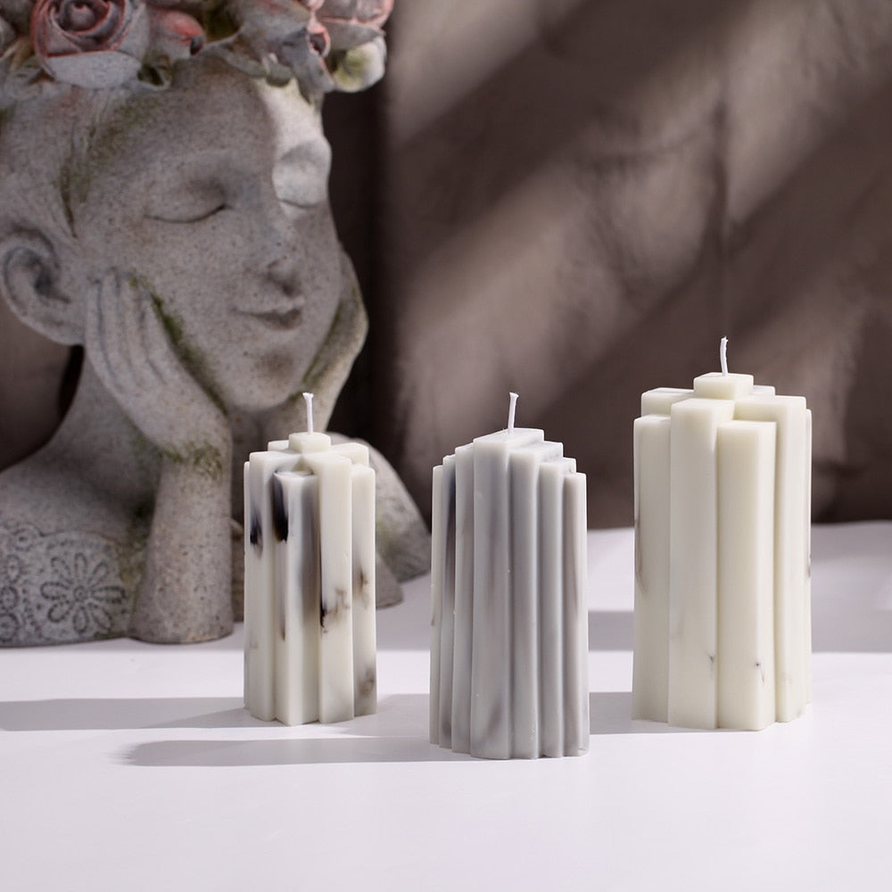 Silicone Trapezoidal Candle Molds