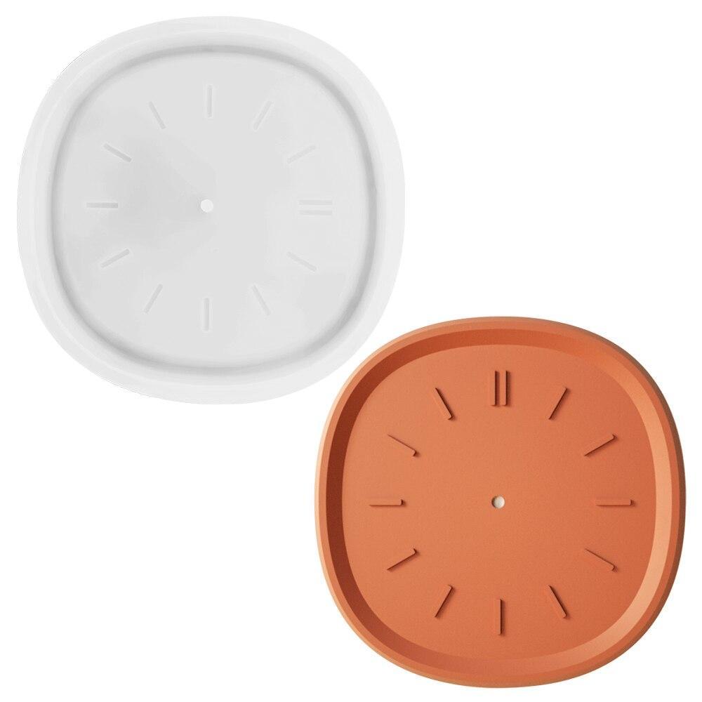 Concrete Wall Clock Silicone Mold