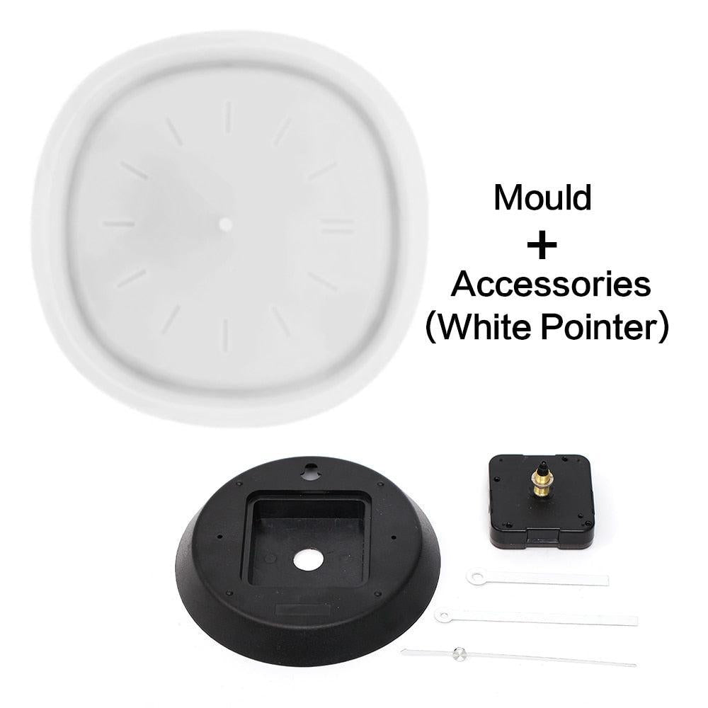 Concrete Wall Clock Silicone Mold