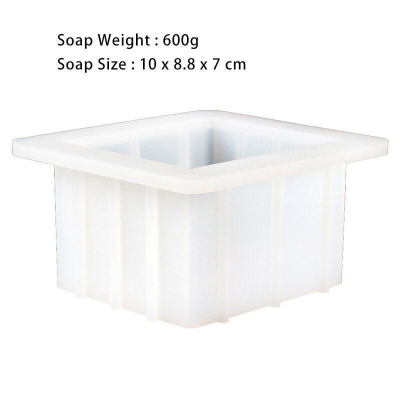 シリコーン石鹸型 フレキシブル長方形ローフ型