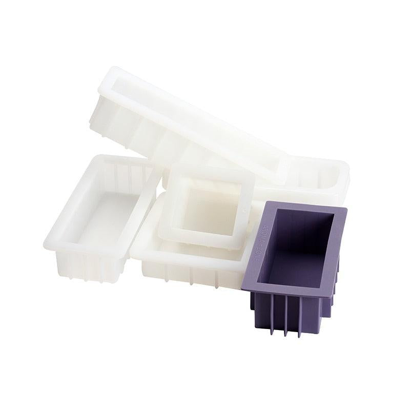 Silicone Soap Mold Flexible Rectangle Loaf Mould