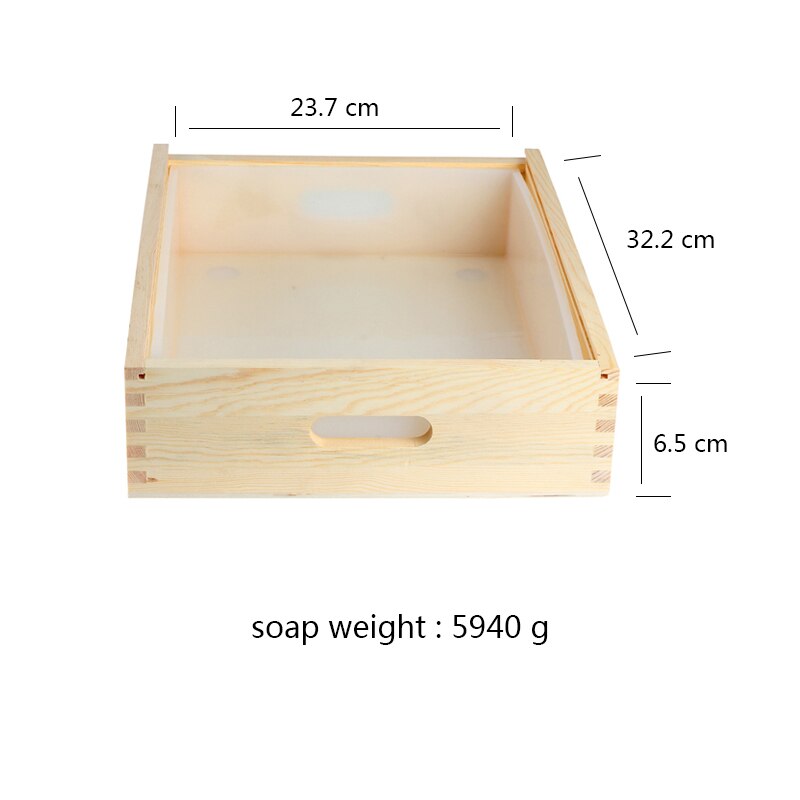 Nicole Silicone Soap Mold Tall and Thin Loaf Mould with Wooden Box for DIY  Natural Handmade Tool