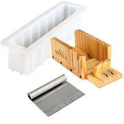 Ensemble d'outils combinés de coupe-moules à savon en pain de Silicone de 12 pouces grands et minces