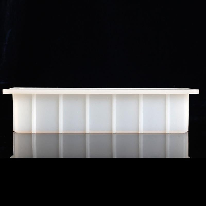 Moule à pain de savon en silicone Tall &amp; Skinny de 12 pouces avec ensemble combiné de deux emporte-pièces