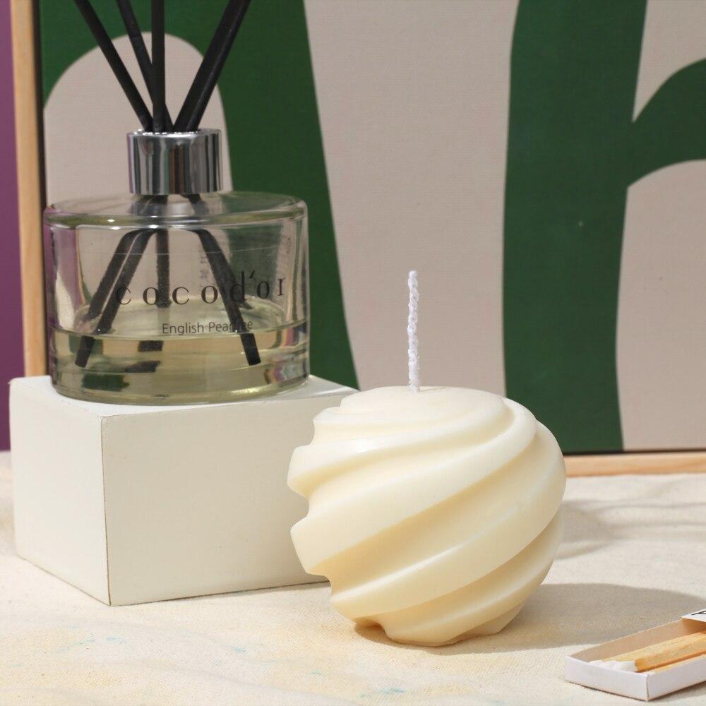Spiral Shape Candle Silicone Mold