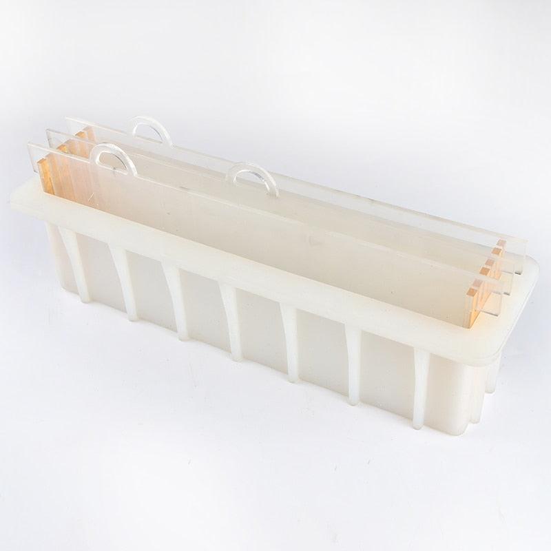 Render Soap Silicone Mold with Transparent Acrylic Clapboard